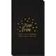 Confetti Dots True Love Linen Like Guest Towels Image 2 of 2